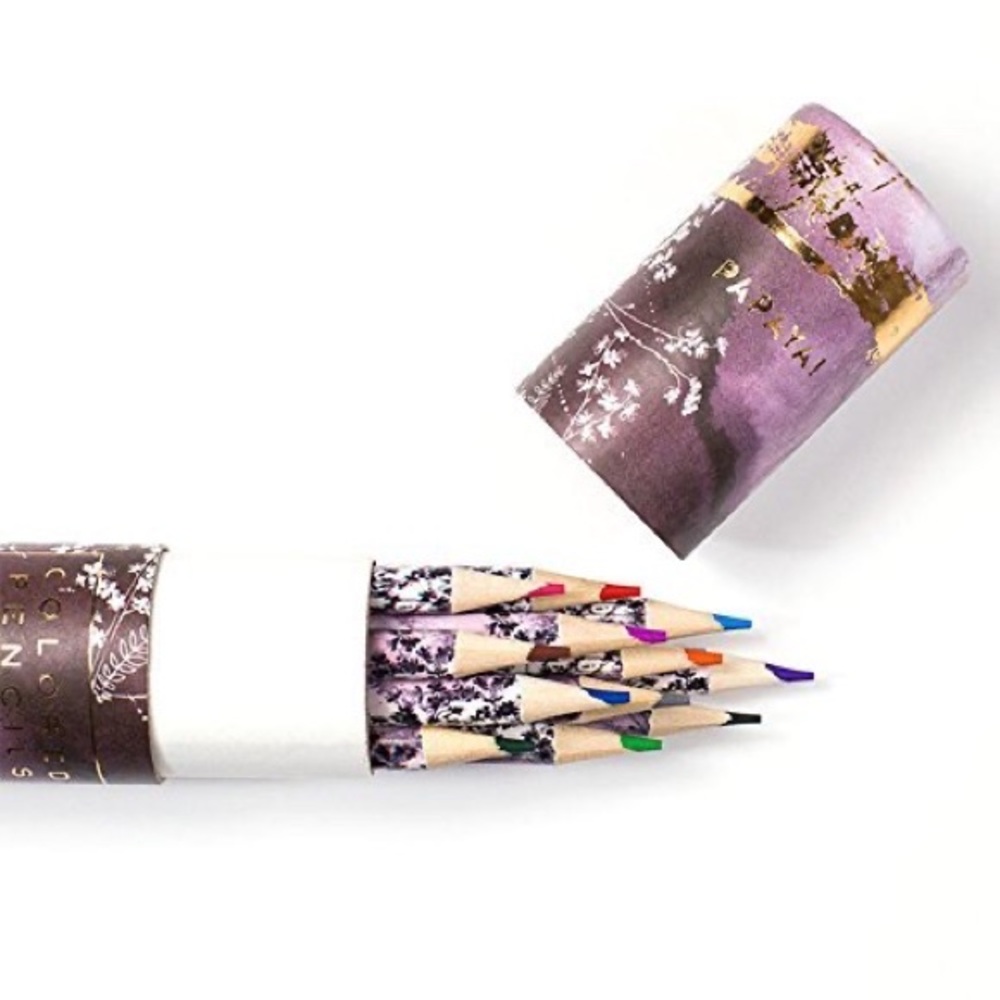 "Plum Watercolor" Colored Pencil Set